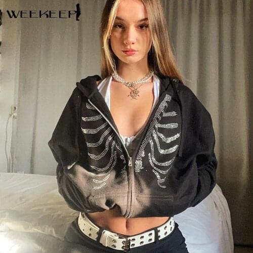 Женские куртки с капюшоном WEEKEEP China At AliExpress
