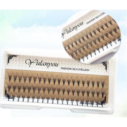 1 Set 0.07 Beauty Women Girls Curl False Eyelashes Wave Individual Eyelash Extension Mink Black Soft False Eye Lashes 7 Sizes