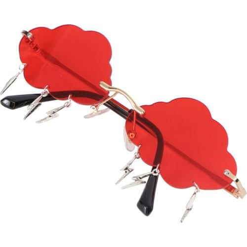 1 Pair Party Cloud Glasses Sunglasses Stylish Glasses for