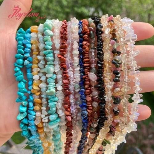 2x2-2x4mm Irregular Shape Gravel Chip Bead Natural Stone Beads For DIY Necklace Bracelet Jewelry Making Making 34"Free Shipping
