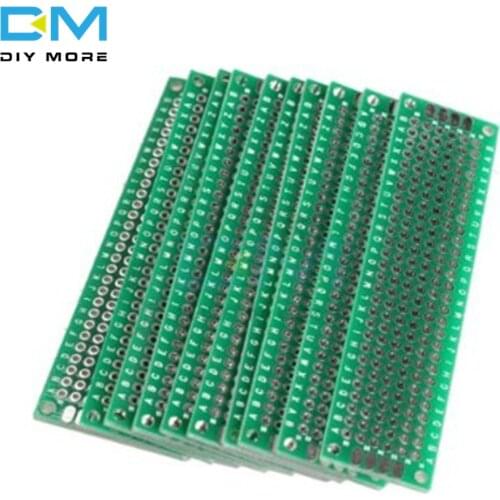 5pcs 2x8 2 X 8 cm 20X80 2X8CM Double Side Prototype Pcb 2*8 Panel Universal Board