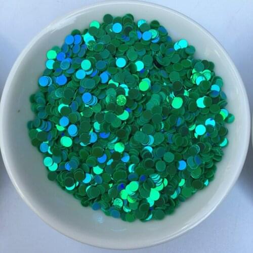AB Dark Green 5000pcs/Lot 3mm Round Dot Shape Loose Sequins Paillettes for Nail Beauty,Lady manicure,wedding decoration confetti