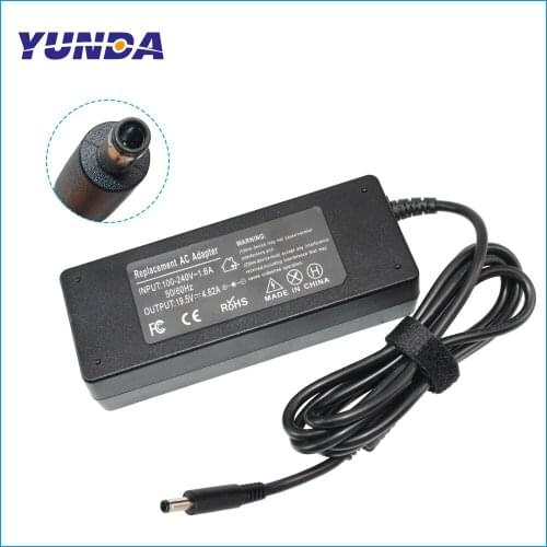 Laptop Adapter 19.5V 4.62A 4.5x3.0mm 90W Charger For Dell XPS L502X 11-3153 3148 Inspiron 24-5488 LA90PM111 RT74M PA-1900-32D5
