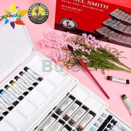 Daniel Smith 12/24/36 color Tubular watercolor paint set master watercolor 5ml fine watercolor paint Professional art supplies
