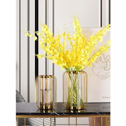 GY Dancing-Lady Orchid Artificial Bouquet Fake Flower Decoration Dried Flower Decoration Floriculture Decoration