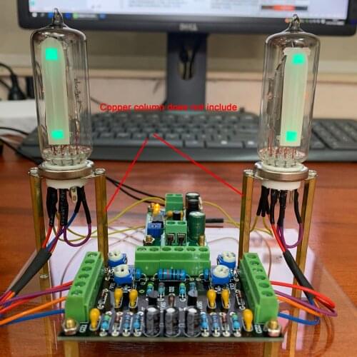 6E2 tube driver board kit dual-channel fluorescent level indicator drive amplifier for Audio Power amplifier