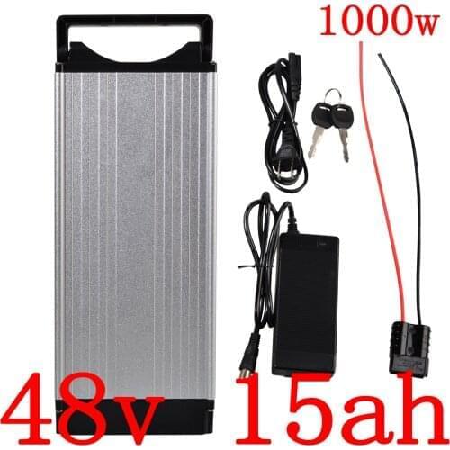 48V electric bicycle battery 48V 10AH 13AH 15AH ebike lithium ion battery pack for 48V 250W 350w 500W 750W 1000W bafang Motor