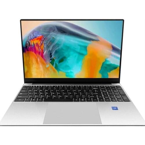 Mini Laptop Notebook PC Intel CoreM-5Y51 Silver 15.6Inches 8G 512G Customized Front 130W Camera Convenience Computer for Office