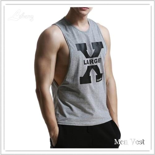 Men Tank Top Singlets Stringers Sleeveless Top Tees Shirts Cotton Hip Hop Brand T-shirts Mens Gasp Tank Shirt Muscle Casual Vest