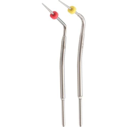 2pcs Tips for Dental Cordless Wireless Gutta Percha Obturation System Endo Heated Pen 2Tips Green 220V 110V
