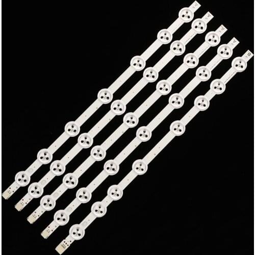NEW 5 PCS/set LED backlight strip 39DLED A-TYPE REV02 39DLED B-TYPE_REV02 for VES390UNDA-2D-N02 TX-39A300B (4*A*7LED 1*B*8LED)