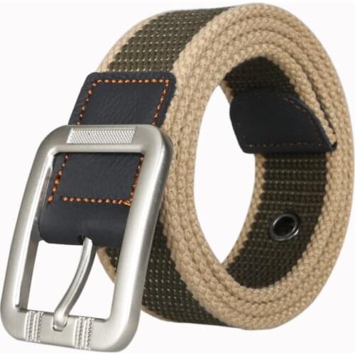 Men Women Casual Canvas Belt Unisex Outdoor Tactical Belt Men&women High Quality Belts For Jeans Male Luxury Straps Ceintures