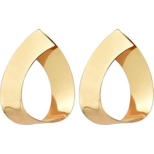 Fashion statement earrings 2018 Punk Geometric earrings For Women Big Dangle Earrings Drop modern art jewellery