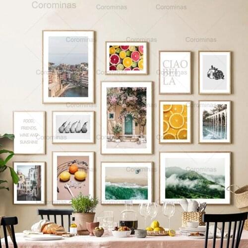 Scandinavian Decor Poster Restaurant Canvas Painting Landscape Modular Hd Posters and Prints Pictures Wall Art Home Decoration