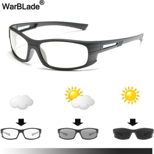 WarBLade Fashion Men Driving HD Polarized Photochromic Sunglasses Male Chameleon Sunglasses Driver Goggles oculos de sol hombre