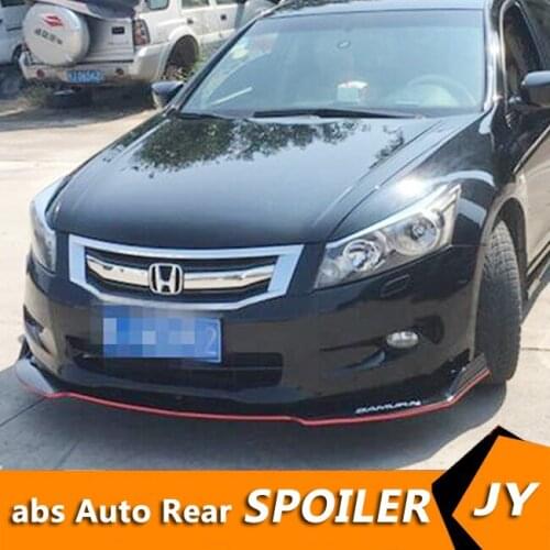 For Honda Accord Front shovel Body kit spoiler 2006-2013 Accord ABS Rear lip rear spoiler front Bumper Diffuser Protector