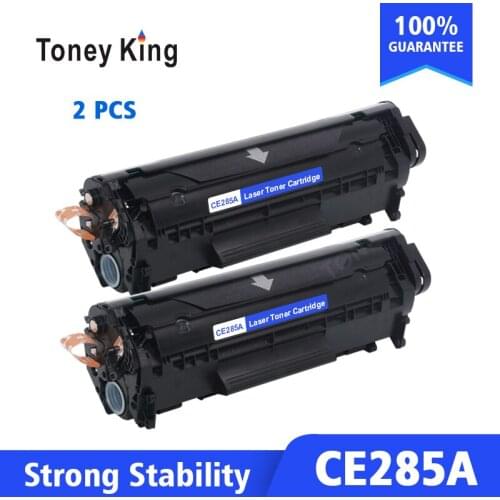 Toney King 2pcs 285 85A 285A CE285A toner cartridge for HP LaserJet Pro P1102 M1130 M1132 M1210 M1212nf M1214nfh M1217nfw