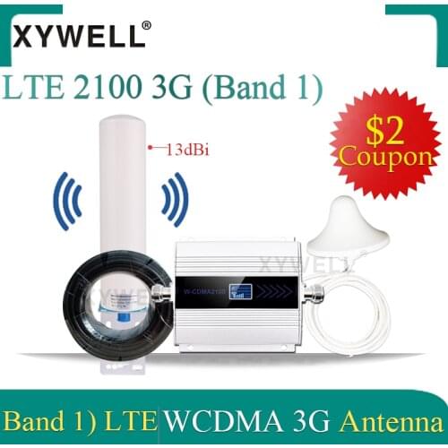 2100 3g Cellular Amplifier LTE Band1) UMTS 2100 MHz WCDMA 3G Mobile Signal Booster 2100 GSM Signal Repeater 3G Signal Amplifier