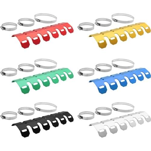 Heel Guard Leg Protector Universal Motorcycle Exhaust Muffler Pipe Heat Shield Silencer Protector Guard Heat Shield