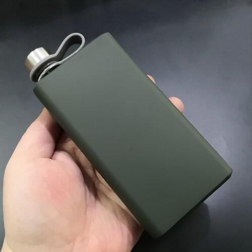304 Stainless Steel Rectangular hip Flask outdoor Portable Multifunctional Household Storage and Collection Small Wine Bottle
