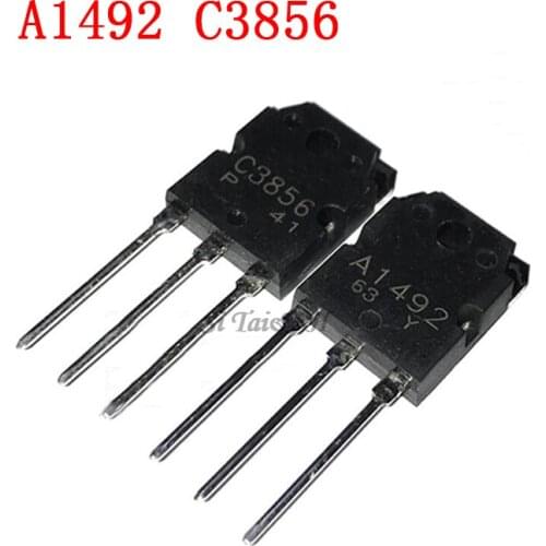 4pcs (2pcs 2SC3856 + 2pcs 2SA1492 ) C3856 TO3P A1492 TO-3P