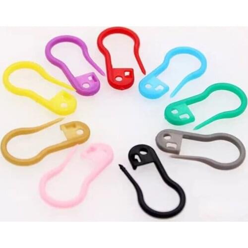 50 Pcs/Lot White/Colorful Plastic Pin Child Safty Pins Clothing Store Tag Decorative Pin Buckle Clothes Brooch Apparel Accessor