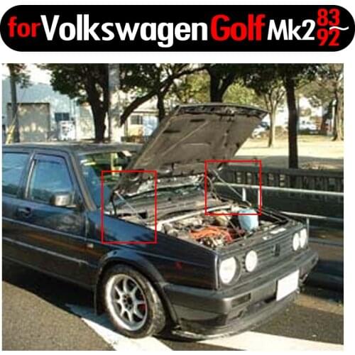 Hood Damper for Volkswagen Golf Mk2 1983-1992 Gas Strut Lift Support Front Bonnet Modify Gas Springs Shock Absorber
