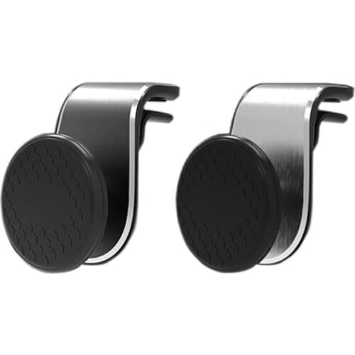 Car Phone Mount 360 Degree Rotation Air Vent Phone Holder Magnetic Cell Phone Holder Stand for 3 Inch- 7Inch, 11 Pro/11/Xs/8/7/6