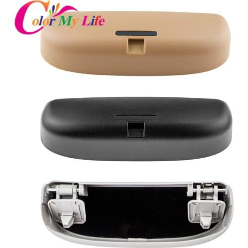 Color My Life ABS Car Sunglasses Holder Case for VW Skoda Karoq Kodiaq 2017 2018 2019 2020 2021 Glasses Storage Box Accessories