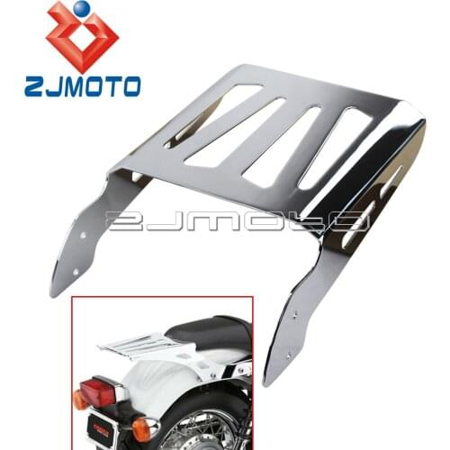 Motorcycle Chrome Steel Rear Sissy Bar Luggage Rack For Honda ACE 750 1100 Sabre Tourer Spirit 750 Aeri 1100 VLX 600 Magna