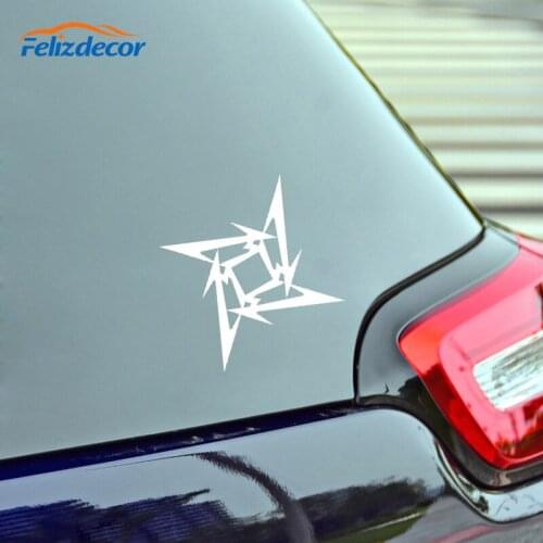 Black/Silver Creative Star Car Sticker Vinyl Auto Truck Car Window Styling Personality Waterproof Decorations C948