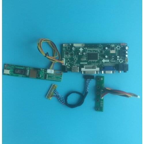 For QD15TL07 Rev.02 controller board screen panel 1280*800 15.4" HDMI kit DVI LCD DIY VGA LVDS LED M.NT68676 30pin display