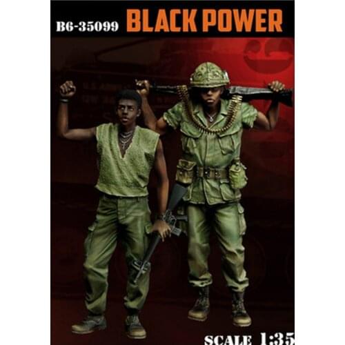 Two U.S. Vietnam War Resin Soldiers 1:35