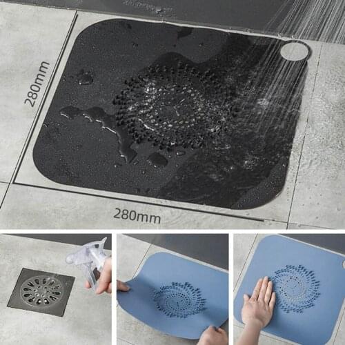 Bathroom Sink Filter Floor Cover Kitchen Silica gel Sewer Filter Bath Shower Cover Floor Sink Drain Strainer Hair Stopper