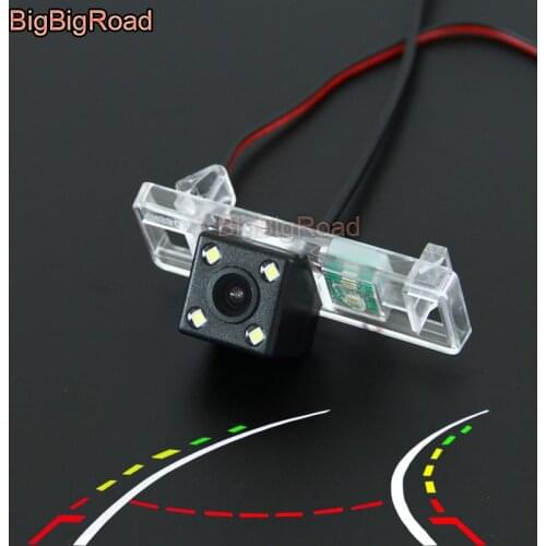 BigBigRoad Car Intelligent Parking Tracks Camera For Peugeot 3008 / 3008CC 5D Crossover 2008~2012 Reverse Rear View Camera