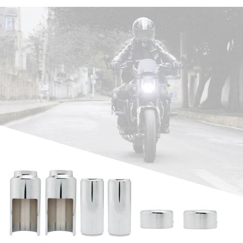 Motorcycle Fork Cover Boots Shock Covers Protector Tube Caps Kit For FXBR FXBRS 2018-2021