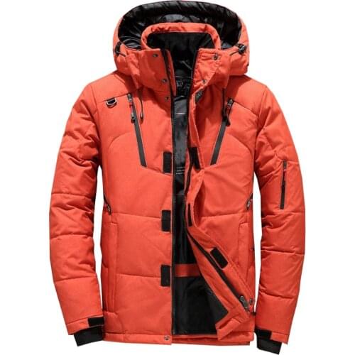Hot Sale New Winte Men Down Jacket Bomber Jackets High Quality Male Duck Down Jacket Hooded Outdoor Thick Warm Coat Men Clothing