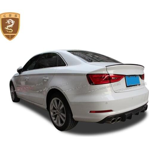 Upgrade To S3 Style Carbon Fiber Spoiler Wing For Audi A3 Rear Carbon Spoiler