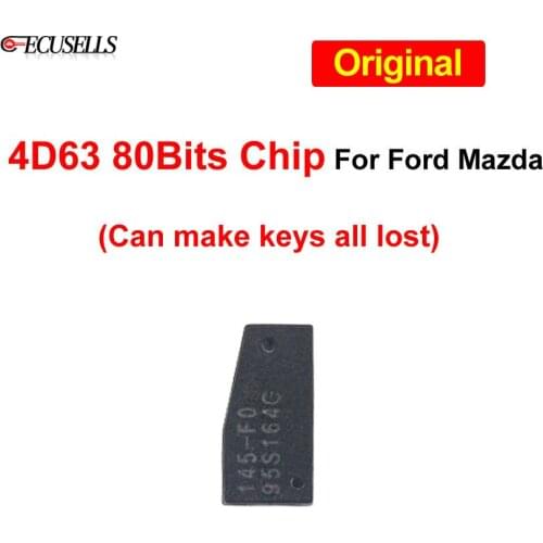 Original High Quality 4D63 80bit Chip Car Key Chip 4D 63 80 Bit Chip for Ford and For Mazda Can Make Keys All Lost