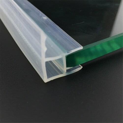 Draught Excluder Weather Strip Draft Stopper Screen Seals Shower Room Frameless Glass Window Balcony Angle Corner Seals