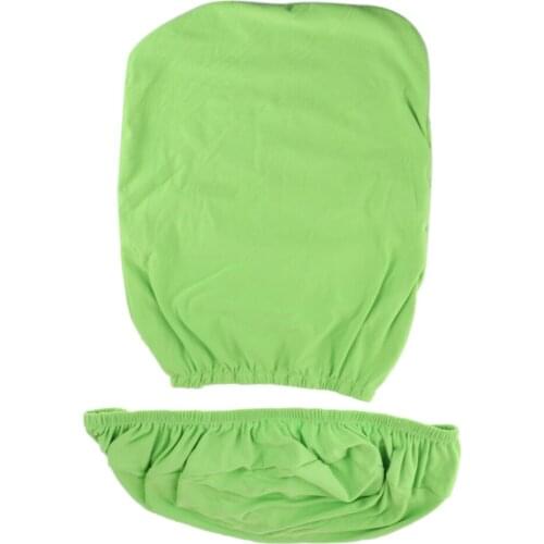 Swivel Armchair Slipcover Removable Stretch Computer Office Chair Cover Protector Solid Color