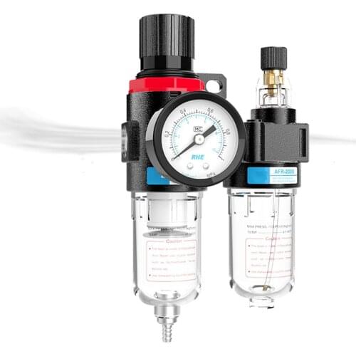 AFC2000 G1/4" Air Filter Regulator Combination Lubricator ,FRL Two Union Treatment oil water separation