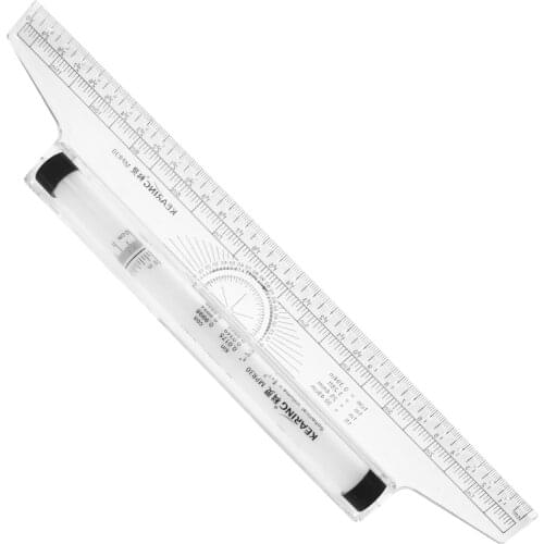 Kolding 30CM roll ruler parallel ruler universal foot chiban angle rule balancing scale drawing reglas Multi-purpose Rolling rul