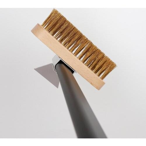 Pizza Oven Cleaning Brush Kitchen Oven Cleaning Brush Scraper Special Oven Cleaning Brush With Brass Wire Scraper Grill Cleaning