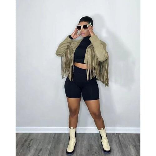 Женские замшевые куртки Shiweng China At AliExpress