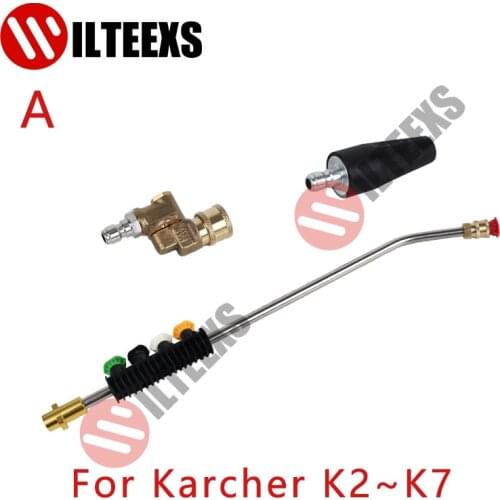 Pressure Washer Metal Water Spray Lance Spear Quick Jet Tips Rotating Turbo Nozzle for Karcher K High Presure Washer