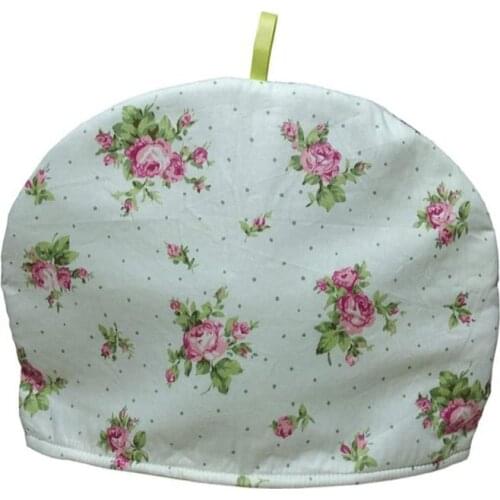 Cotton Tea Cozy Vintage Floral Printed Teapot Cover Tea Pot Decoration Cozies Insulated Kettle Kitchen Dust Cover