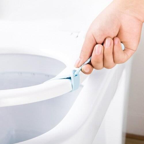 2pcs/lot Household Toilet Cover Silicone Toilet Cover Adjustable Squat Toilet Cover Toilet Handle Toilet Stool Toilet Sit Set