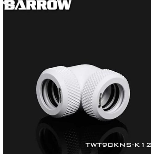 Barrow TWT90KNS-K12 TWT90KNS-K14 90degree Double Hand Twist for Hard tube OD12/OD14mm water cooler Adapter