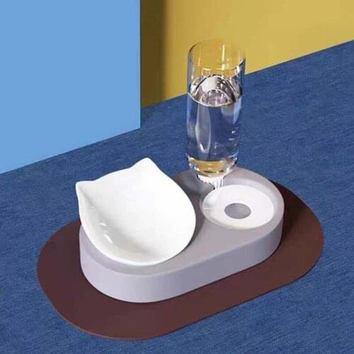 Automatic Feeding Cat Bowl Dog Bowl With Pet Feeding Water Removable Bowl Cat Food Pet Dog Feeder Product Supplies